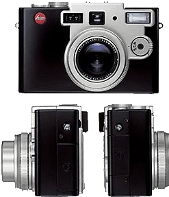 De Leica Digilux 1. Verschenen in 2002, nu al een klassieker! Klik voor website.